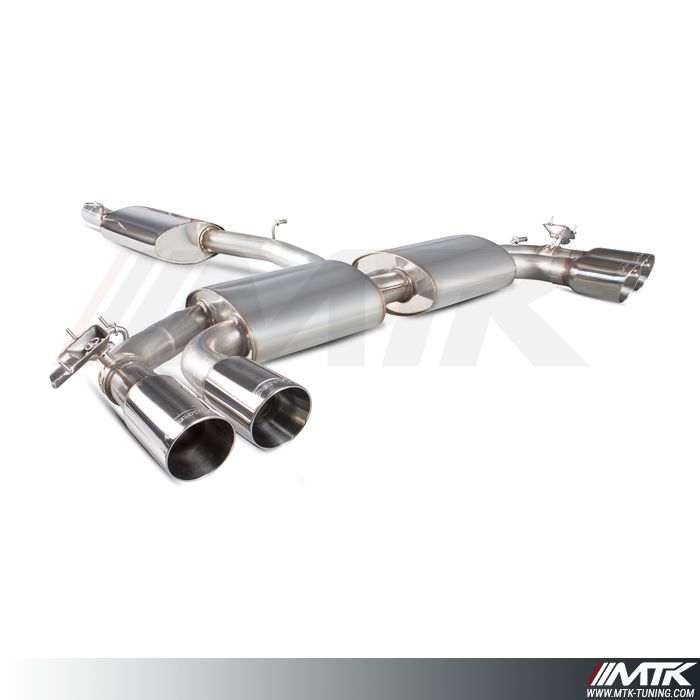Catback avec silencieux intermédiaire et emplacement pour les valves Audi SQ2